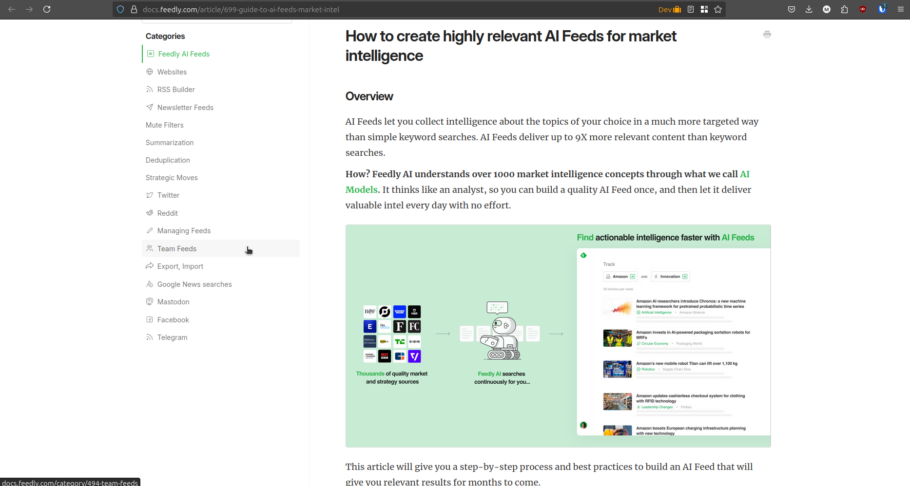 AI feeds doc